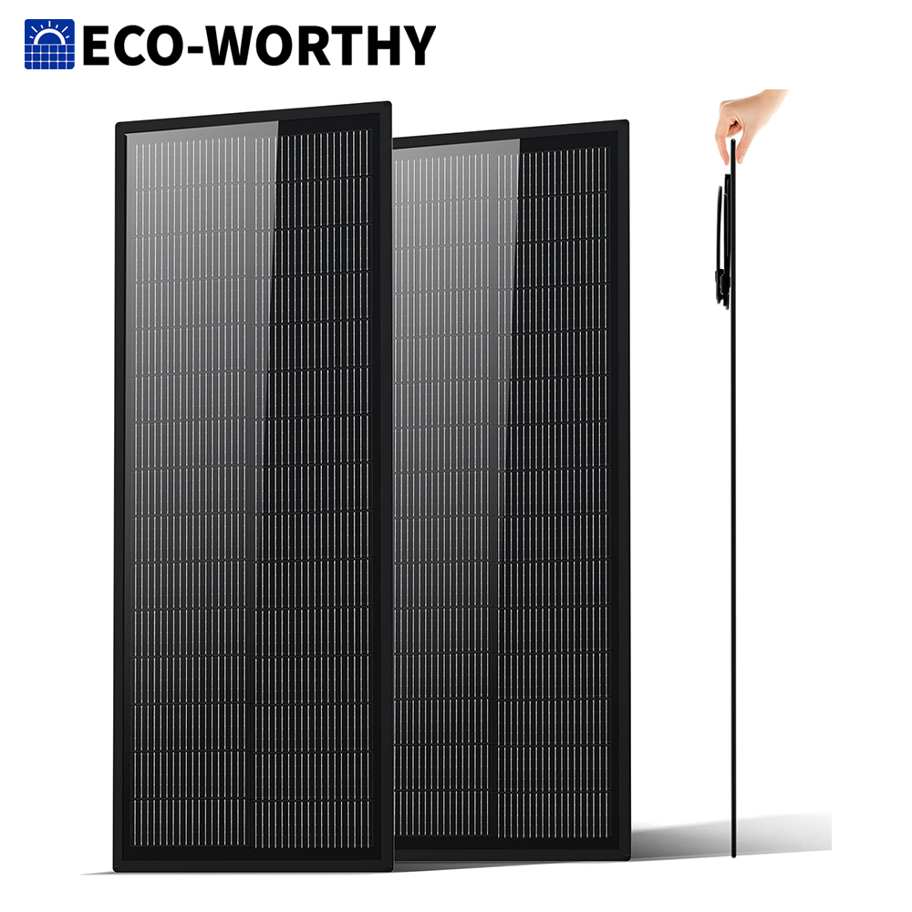 Solar Panel 200W - ECO-WORTHY Pannello Solare Ultra Sottile 2